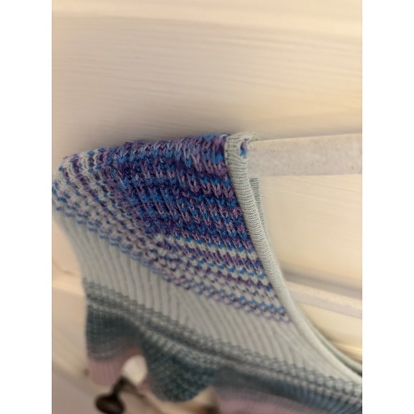 Anthropologie Eloise Space-Dyed Ribbed Knit Midi Dress Rainbow XS $150 - Picture 5 of 9